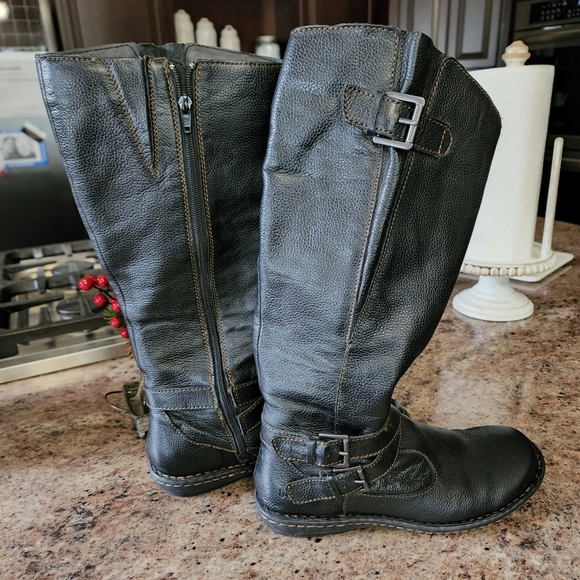 EUC B.O.C. Leather Rinding Boots sz8 - Picture 1 of 4